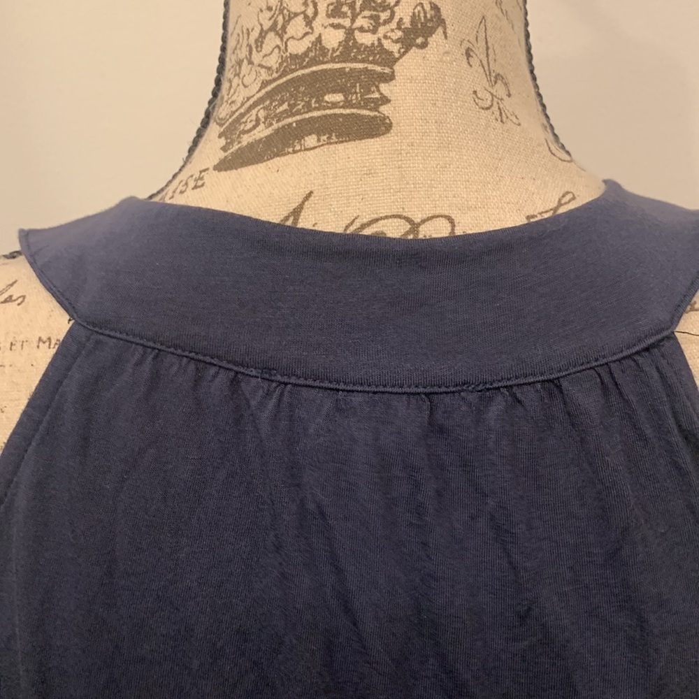 Willi Wear Size Small Blue Halter with Sequins - Picture 7 of 9